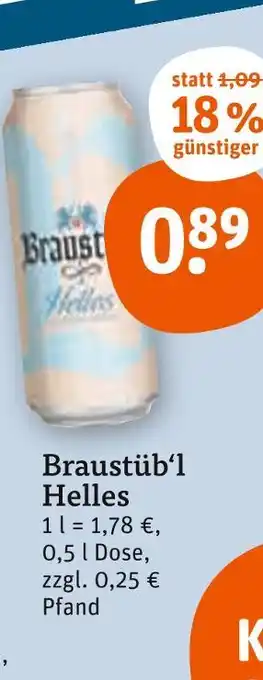 tegut Braustüb'l helles Angebot