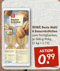 nahkauf Rewe beste wahl 6 bauernbrötchen Angebot