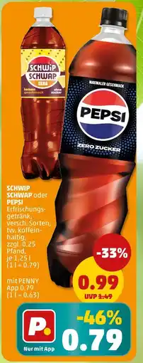 PENNY Schwip schwap schwip schwap, pepsi oder 7up Angebot
