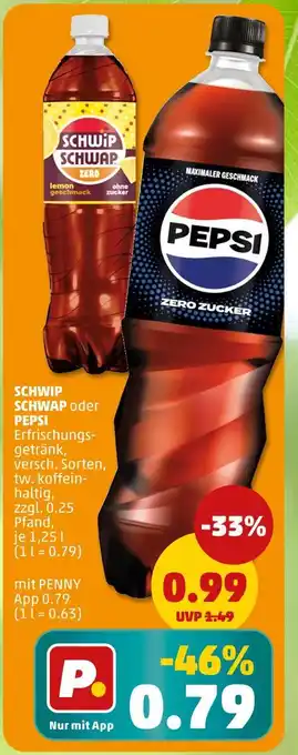 PENNY Schwip schwap schwip schwap, pepsi oder 7up Angebot