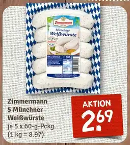 nahkauf Zimmermann 5 münchner weißwürste Angebot