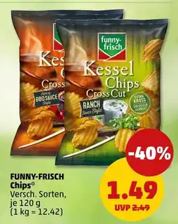 PENNY Funny-frisch kessel chips cross cut Angebot