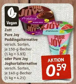 nahkauf Zott pure joy puddingalternative Angebot