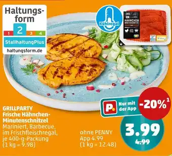 PENNY Grillparty frische hähnchen-minutenchnitzel Angebot