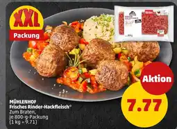 PENNY Mühlenhof frisches rinder-hackfleisch Angebot