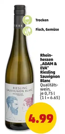 PENNY Riess rheinhessen „adam & eva“ riesling sauvignon blanc Angebot