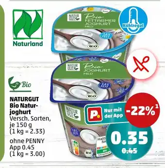 PENNY Naturgut bio naturjoghurt Angebot