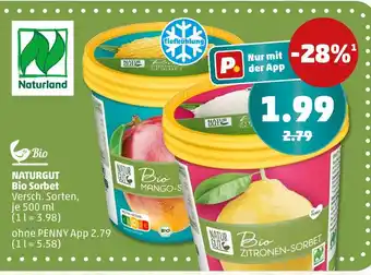 PENNY Naturgut bio sorbet Angebot