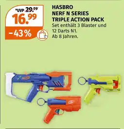 Müller Hasbro nerf n series triple action pack Angebot