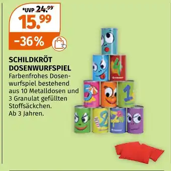 Müller Schildkröt dosenwurfspiel Angebot