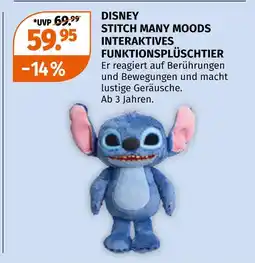Müller Disney stitch many moods interaktives funktionsplüschtier Angebot