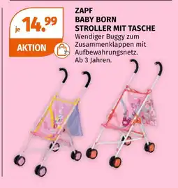 Müller Zapf baby born stroller mit tasche Angebot