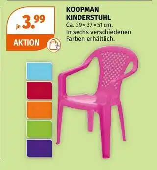Müller Koopman kinderstuhl Angebot