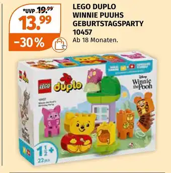 Müller Lego duplo winnie puuhs geburtstagsparty Angebot