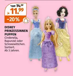 Müller Disney prinzessinnen puppen Angebot