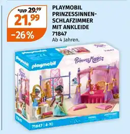 Müller Playmobil prinzessinnen-schlafzimmer mit ankleide Angebot