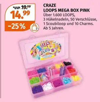 Müller Craze loops mega box pink Angebot
