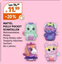 Müller Mattel polly pocket schatullen Angebot