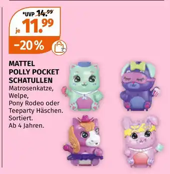 Müller Mattel polly pocket schatullen Angebot