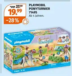 Müller Playmobil ponyturnier Angebot