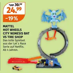 Müller Mattel hot wheels city nemesis bat vs tire shop Angebot