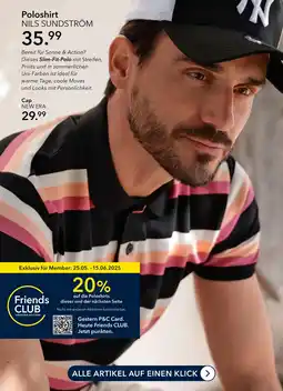 Peek & Cloppenburg Nils sundström poloshirt oder cap Angebot