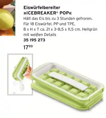 Tchibo Icebreaker eiswürfelbereiter icebreaker pop Angebot