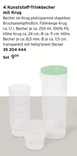 Tchibo Kunststoff-trinkbecher mit krug Angebot