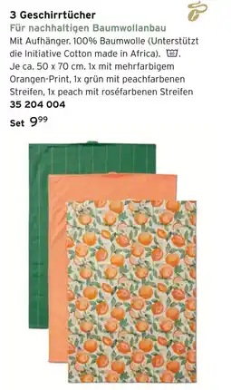 Tchibo 3 geschirrtücher Angebot