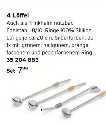 Tchibo 4 löffel Angebot