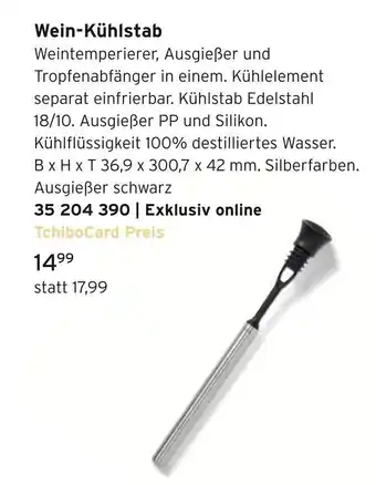 Tchibo Wein-kühlstab Angebot