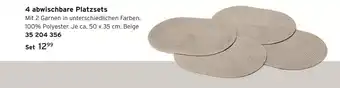 Tchibo 4 abwischbare platzsets Angebot