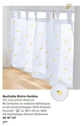 Tchibo Bestickte bistro-gardine Angebot