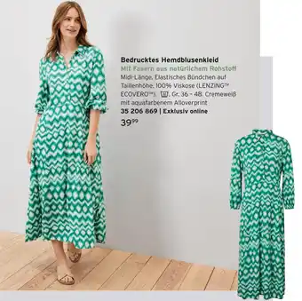 Tchibo Bedrucktes hemdblusenkleid Angebot