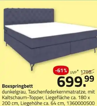 ROLLER Boxspringbett Angebot
