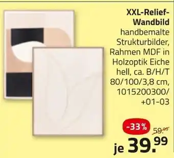 ROLLER Xxl-relief-wandbild Angebot