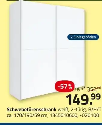 ROLLER Schwebetürenschrank Angebot