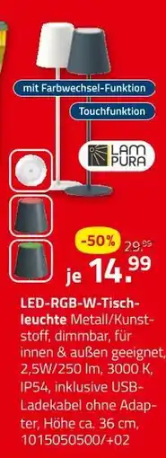 ROLLER Lampura led-rgb-w-tischleuchte Angebot
