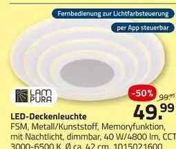 ROLLER Lampura led-deckenleuchte Angebot
