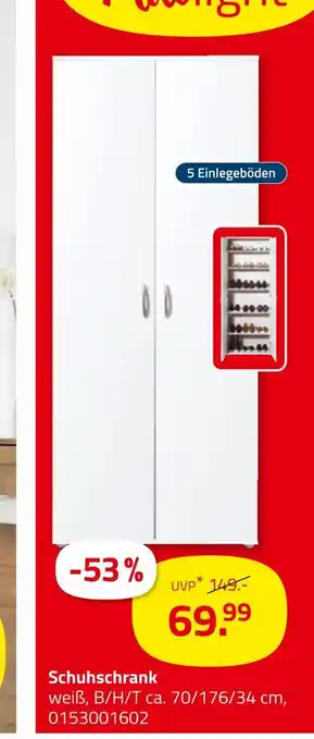 ROLLER Schuhschrank Angebot