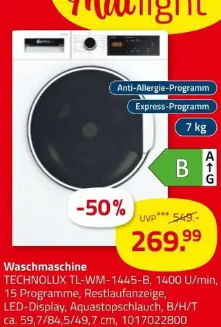 ROLLER Technolux waschmaschine tl-wm-1445-b Angebot