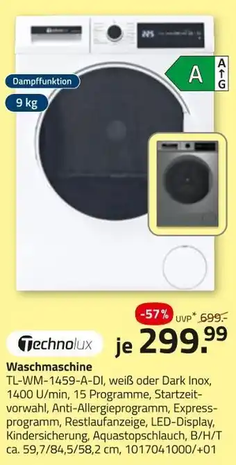 ROLLER Technolux waschmaschine Angebot