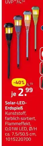 ROLLER Solar-led-erdspieß Angebot
