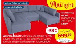 ROLLER Wohnlandschaft oder hocker Angebot