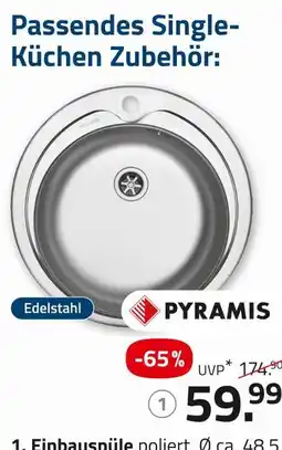 ROLLER Pyramis einbauspüle Angebot