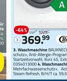 ROLLER Bauknecht waschmaschine Angebot