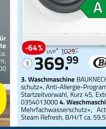 ROLLER Bauknecht waschmaschine Angebot