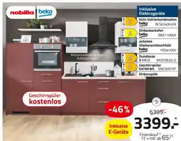 ROLLER Nobilia oder beko einbauküche Angebot