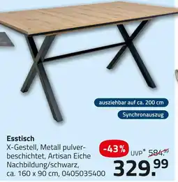 ROLLER Esstisch Angebot