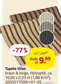 ROLLER Tapete vlies Angebot